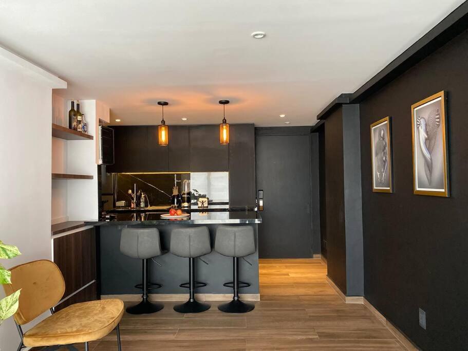 מקסיקו סיטי Black Loft. Moderno Y Nuevo, Super Ubicado. מראה חיצוני תמונה